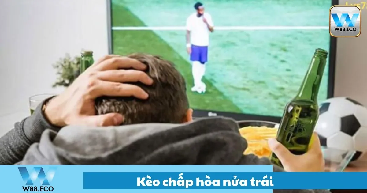 Cách Chơi Kèo Chấp Hòa Nửa Trái Tại W88 Không Bị Nhầm 2 Kèo chấp nửa trái là gì?